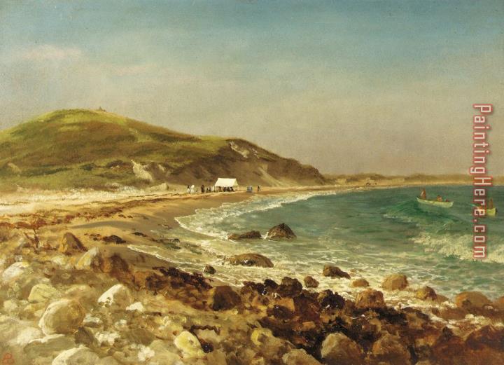 Albert Bierstadt Coastal Scene